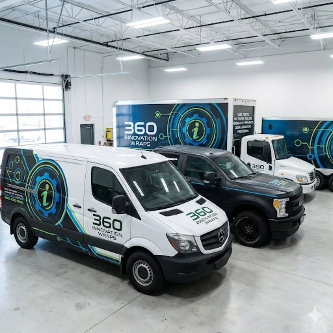Inside the 360 Innovation Wraps install bay